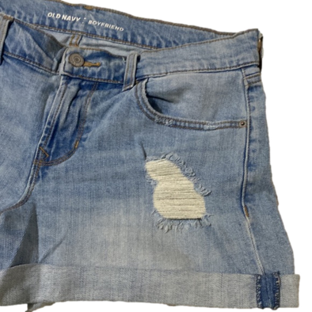 Old Navy denim jeans shorts ~ size 8 - Picture 3 of 6